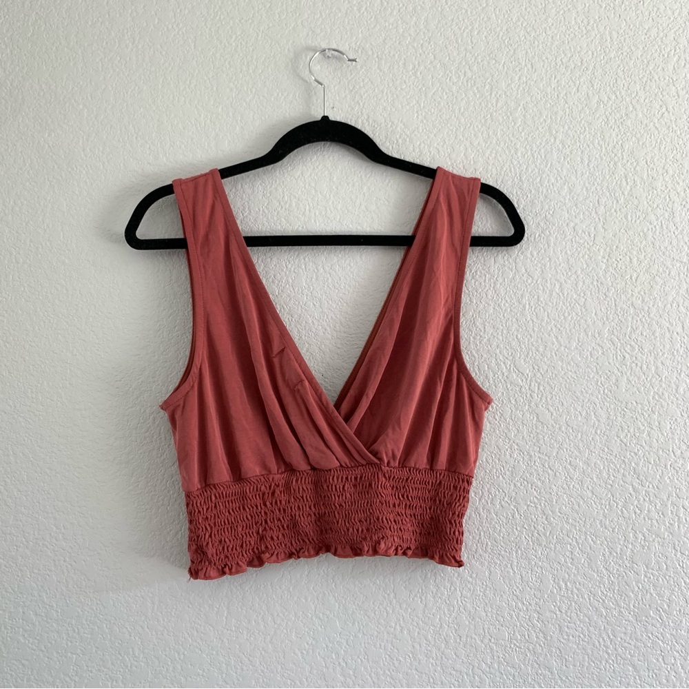 Urban Outfitters Sleeveless Rust Crop Top
